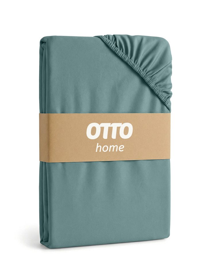 OTTO home Spannbettlaken Physalis Basic und PREMIUM Qualität, 100% Baumwolle, Jersey und Biber, Jersey (160 g/m), Gummizug: rundum, (1 Stück), Bettlaken für Mat – Bild 3 von 5