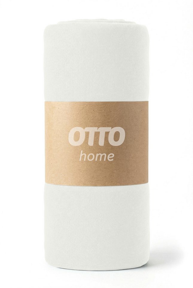 OTTO home Spannbettlaken Physalis Basic und PREMIUM Qualität, 100% Baumwolle, Jersey und Biber, Jersey (110 g/m), Gummizug: rundum, (1 Stück), Bettlaken für Mat – Bild 4 von 5