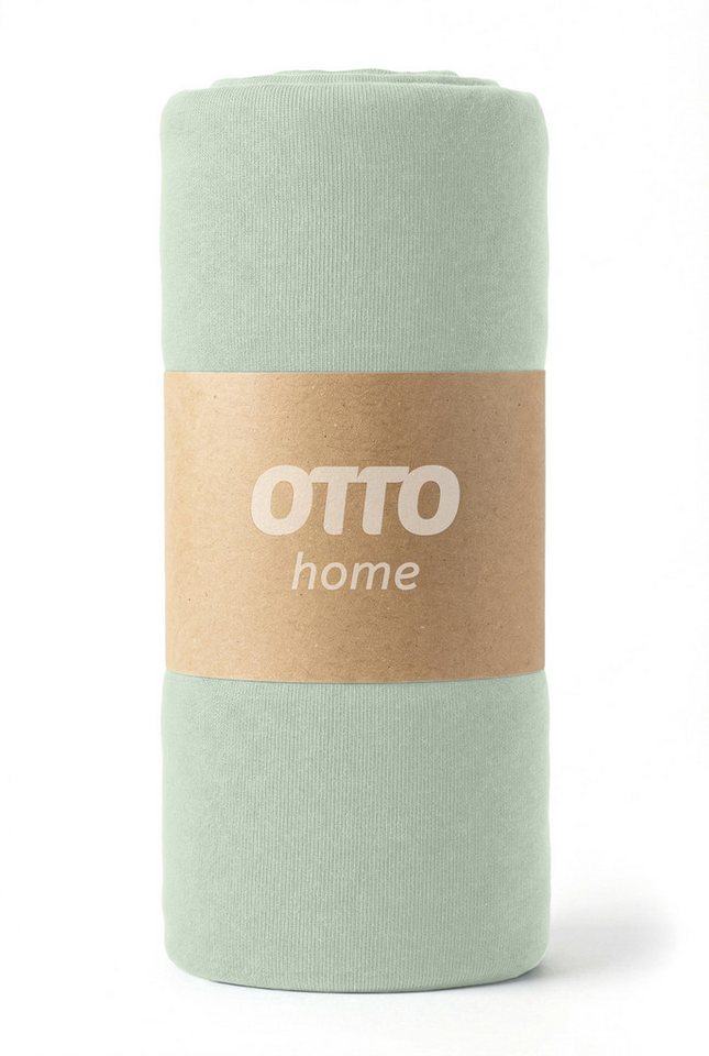 OTTO home Spannbettlaken Physalis Basic und PREMIUM Qualität, 100% Baumwolle, Jersey und Biber, Jersey (110 g/m), Gummizug: rundum, (2 Stück), Bettlaken für Mat – Bild 4 von 5
