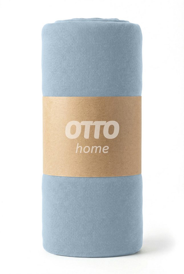 OTTO home Spannbettlaken Physalis Basic und PREMIUM Qualität, 100% Baumwolle, Jersey und Biber, Jersey (110 g/m), Gummizug: rundum, (1 Stück), Bettlaken für Mat – Bild 4 von 5