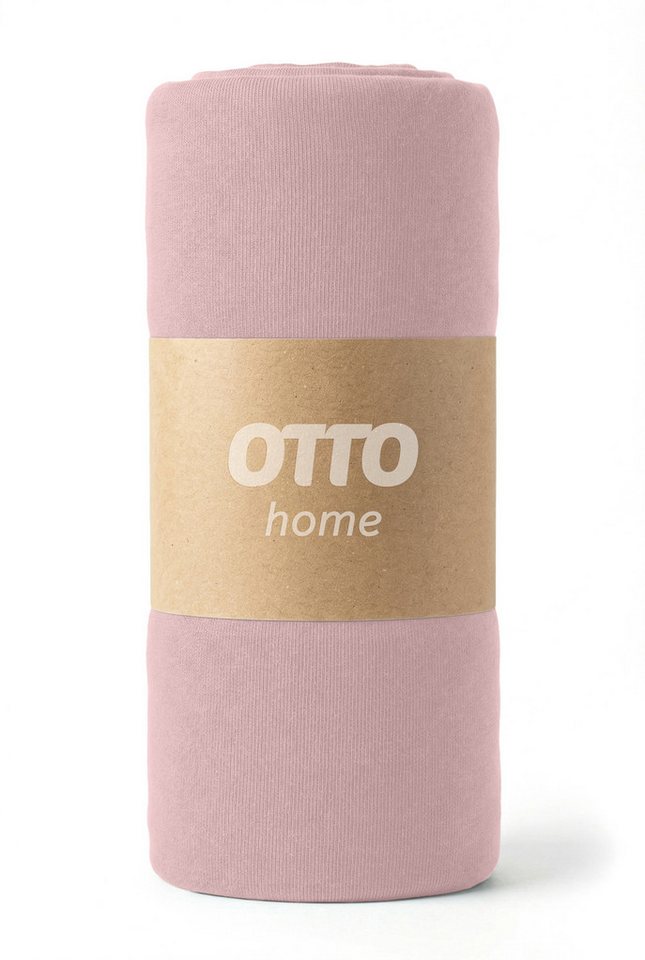 OTTO home Spannbettlaken Physalis Basic und PREMIUM Qualität, 100% Baumwolle, Jersey und Biber, Jersey (110 g/m), Gummizug: rundum, (2 Stück), Bettlaken für Mat – Bild 4 von 5