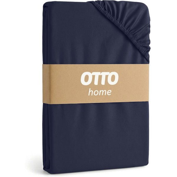 OTTO home Spannbettlaken Physalis Basic und PREMIUM Qualität, 100% Baumwolle, Jersey und Biber, Jersey (160 g/m), Gummizug: rundum, (2 Stück), Bettlaken für Mat