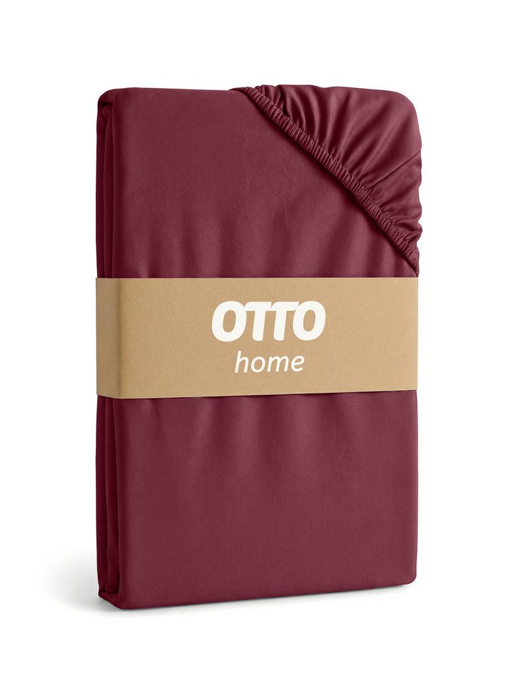 OTTO home Spannbettlaken Physalis Basic und PREMIUM Qualität, 100% Baumwolle, Jersey und Biber, Jersey (160 g/m), Gummizug: rundum, (2 Stück), Bettlaken für Mat – Bild 3 von 5