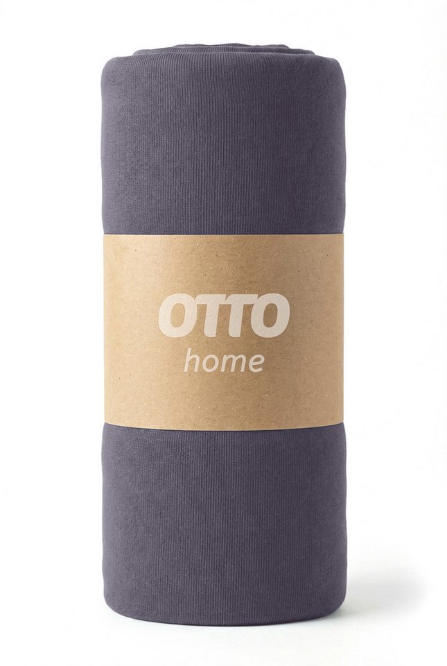 OTTO home Spannbettlaken Physalis Basic und PREMIUM Qualität, 100% Baumwolle, Jersey und Biber, Jersey (110 g/m), Gummizug: rundum, (1 Stück), Bettlaken für Mat – Bild 4 von 5