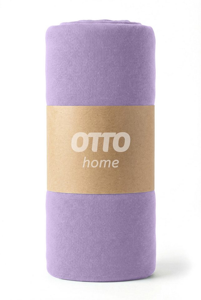 OTTO home Spannbettlaken Physalis Basic und PREMIUM Qualität, 100% Baumwolle, Jersey und Biber, Jersey (110 g/m), Gummizug: rundum, (1 Stück), Bettlaken für Mat – Bild 4 von 5