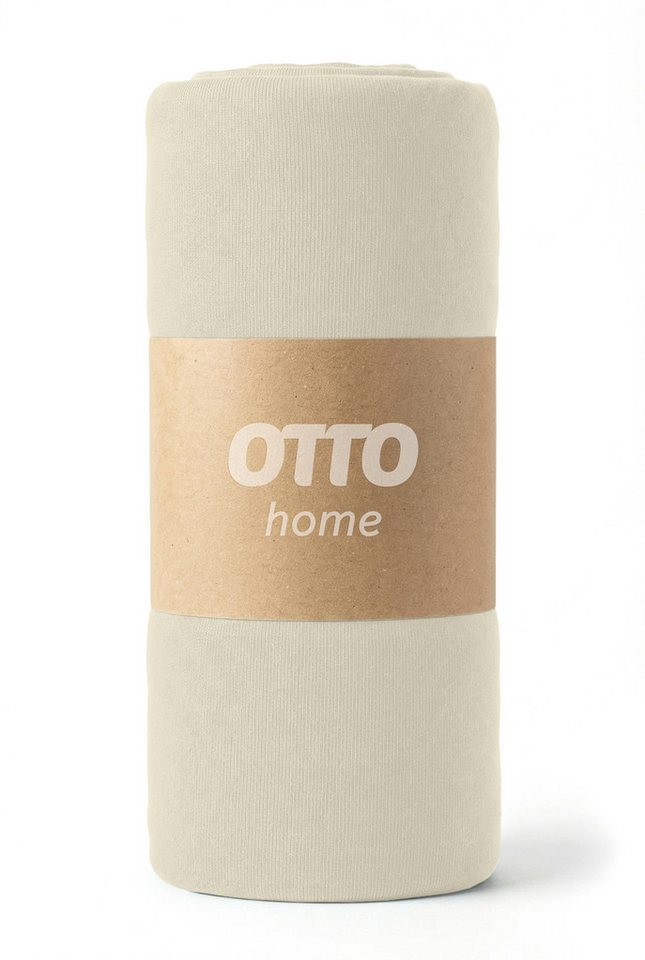OTTO home Spannbettlaken Physalis Basic und PREMIUM Qualität, 100% Baumwolle, Jersey und Biber, Jersey (110 g/m), Gummizug: rundum, (1 Stück), Bettlaken für Mat – Bild 4 von 5