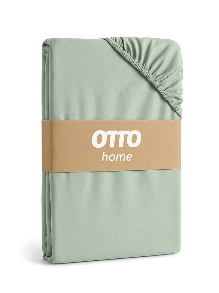 OTTO home Spannbettlaken Physalis Basic und PREMIUM Qualität, 100% Baumwolle, Jersey und Biber, Jersey (160 g/m), Gummizug: rundum, (1 Stück), Bettlaken für Mat – Bild 3 von 5