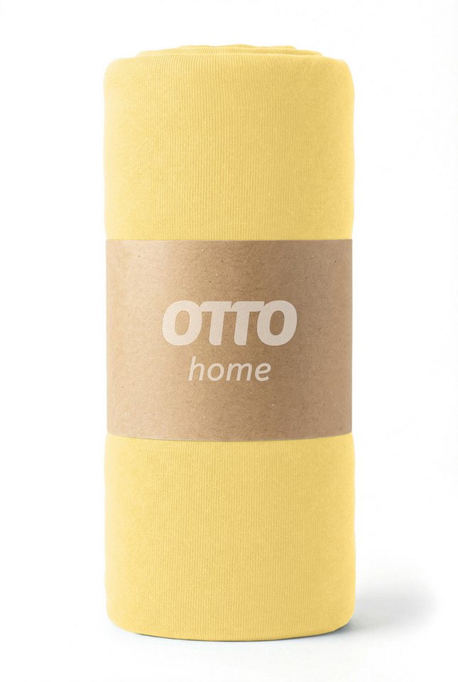 OTTO home Spannbettlaken Physalis Basic und PREMIUM Qualität, 100% Baumwolle, Jersey und Biber, Jersey (110 g/m), Gummizug: rundum, (1 Stück), Bettlaken für Mat – Bild 4 von 5
