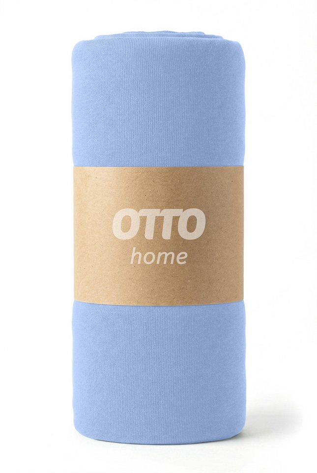 OTTO home Spannbettlaken Physalis Basic und PREMIUM Qualität, 100% Baumwolle, Jersey und Biber, Jersey (110 g/m), Gummizug: rundum, (1 Stück), Bettlaken für Mat – Bild 4 von 5