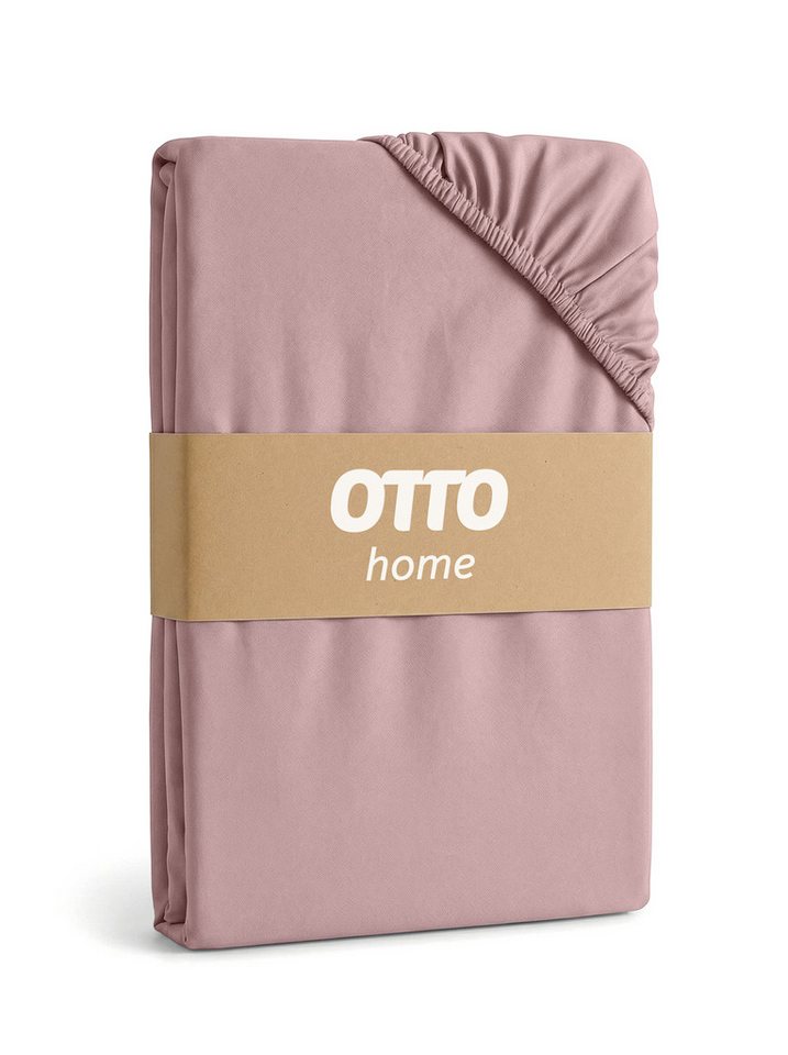 OTTO home Spannbettlaken Physalis Basic und PREMIUM Qualität, 100% Baumwolle, Jersey und Biber, Jersey (160 g/m), Gummizug: rundum, (1 Stück), Bettlaken für Mat – Bild 3 von 5