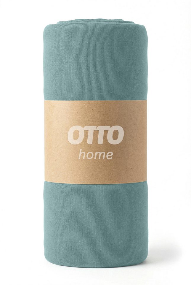 OTTO home Spannbettlaken Physalis Basic und PREMIUM Qualität, 100% Baumwolle, Jersey und Biber, Jersey (110 g/m), Gummizug: rundum, (1 Stück), Bettlaken für Mat – Bild 4 von 5