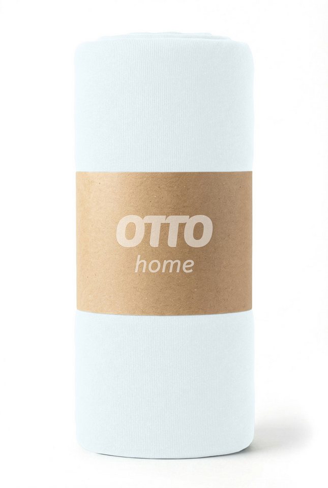 OTTO home Spannbettlaken Physalis Basic und PREMIUM Qualität, 100% Baumwolle, Jersey und Biber, Jersey (110 g/m), Gummizug: rundum, (1 Stück), Bettlaken für Mat – Bild 4 von 5
