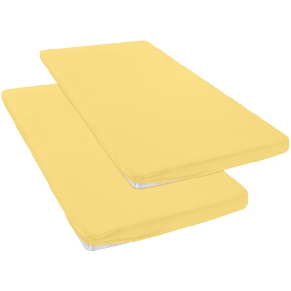 OTTO home Spannbettlaken Topper Basic, in Gr. 90x200, 140x200 oder 180x200 cm, Baumwoll-Jersey, Gummizug: rundum, (2 Stück), Baumwolle, Matratzen bis 8 cm Höhe,