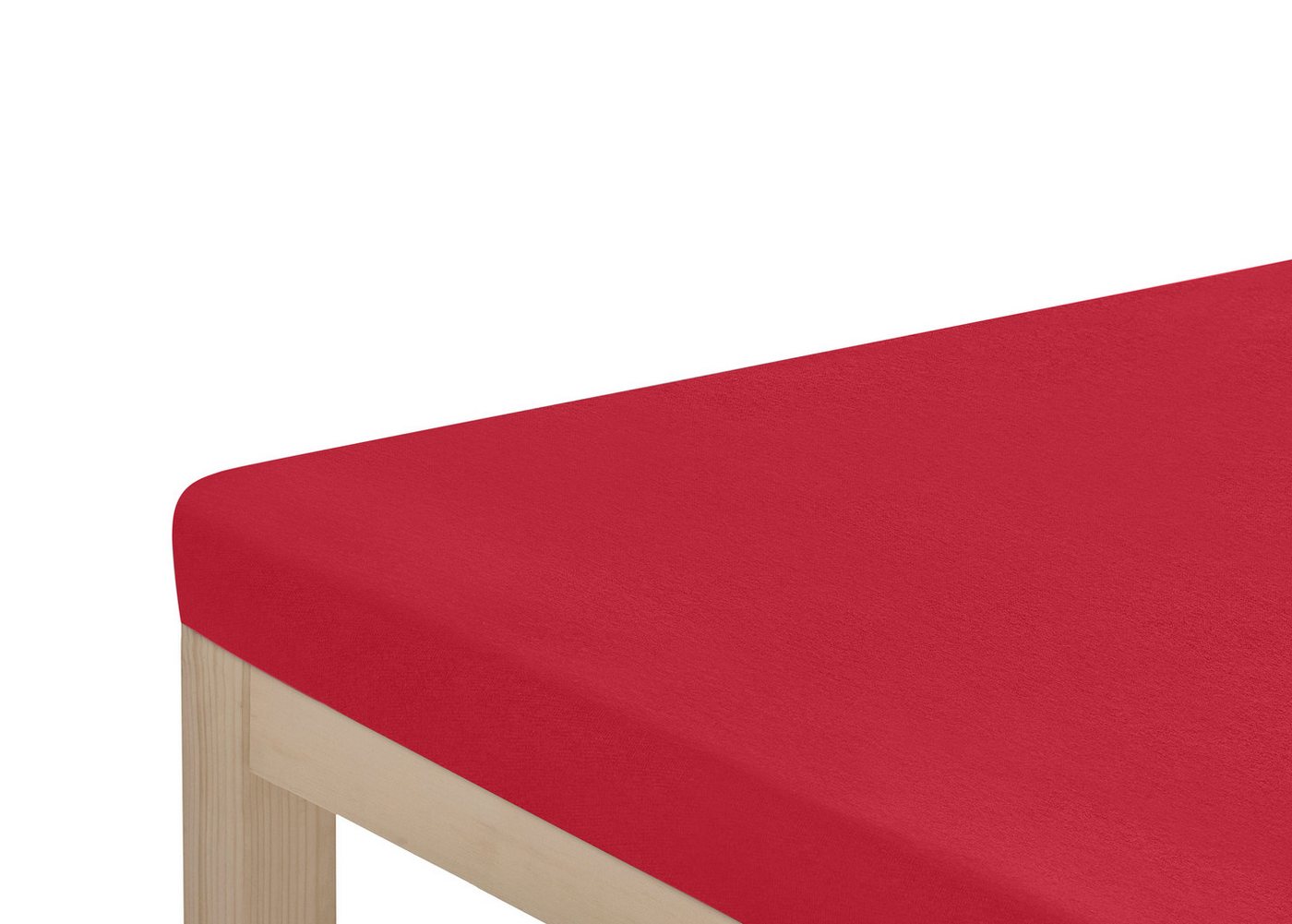 OTTO home Spannbettlaken Topper Basic, in Gr. 90x200, 140x200 oder 180x200 cm, Microfaser-Jersey, Gummizug: rundum, (1 Stück), Baumwolle, Matratzen bis 8 cm Höh – Bild 2 von 3