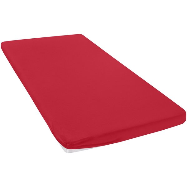 OTTO home Spannbettlaken Topper Basic, in Gr. 90x200, 140x200 oder 180x200 cm, Microfaser-Jersey, Gummizug: rundum, (1 Stück), Baumwolle, Matratzen bis 8 cm Höh