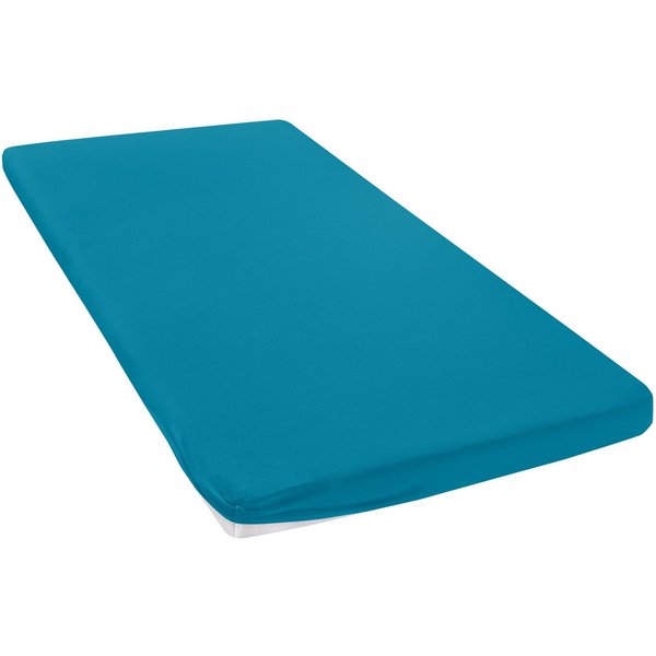 OTTO home Spannbettlaken Topper Basic, in Gr. 90x200, 140x200 oder 180x200 cm, Baumwoll-Jersey, Gummizug: rundum, (1 Stück), Baumwolle, Matratzen bis 8 cm Höhe,