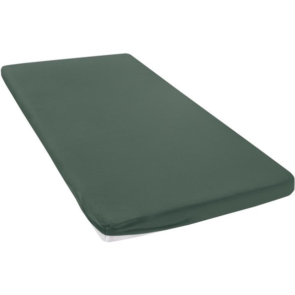 OTTO home Spannbettlaken Topper Basic, in Gr. 90x200, 140x200 oder 180x200 cm, Microfaser-Jersey, Gummizug: rundum, (1 Stück), Baumwolle, Matratzen bis 8 cm Höh