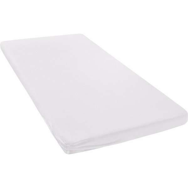 OTTO home Spannbettlaken Topper Basic, in Gr. 90x200, 140x200 oder 180x200 cm, Baumwoll-Jersey, Gummizug: rundum, (1 Stück), Baumwolle, Matratzen bis 8 cm Höhe,