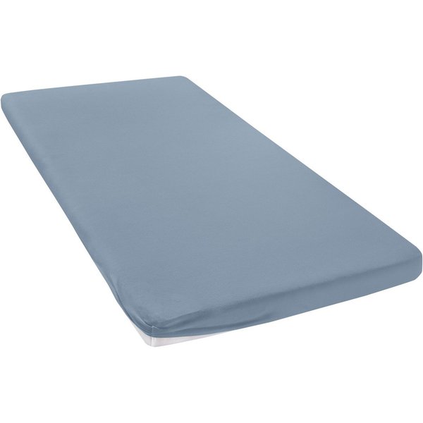 OTTO home Spannbettlaken Topper Basic, in Gr. 90x200, 140x200 oder 180x200 cm, Baumwoll-Jersey, Gummizug: rundum, (1 Stück), Baumwolle, Matratzen bis 8 cm Höhe,