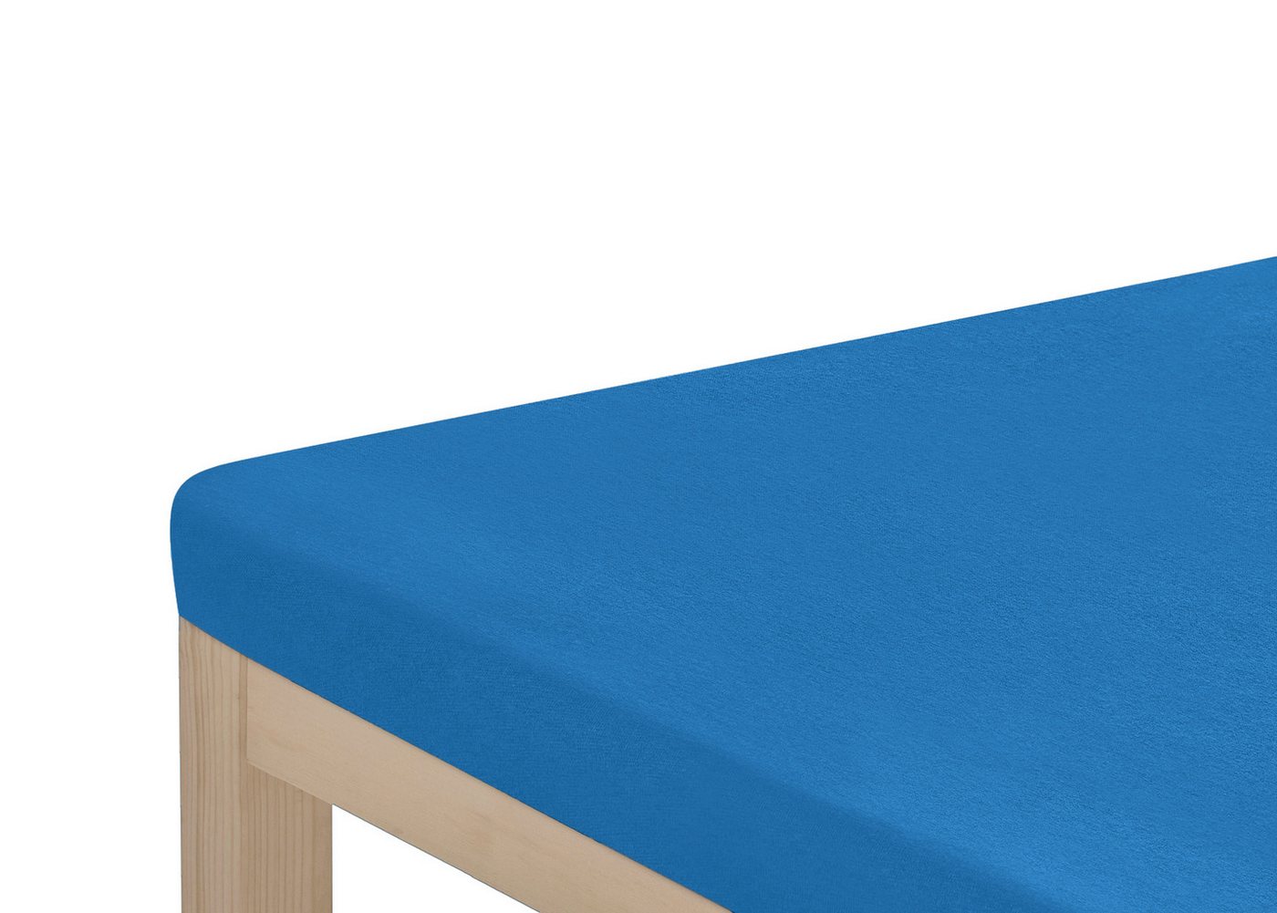 OTTO home Spannbettlaken Topper Basic, in Gr. 90x200, 140x200 oder 180x200 cm, Microfaser-Jersey, Gummizug: rundum, (1 Stück), Baumwolle, Matratzen bis 8 cm Höh – Bild 2 von 3
