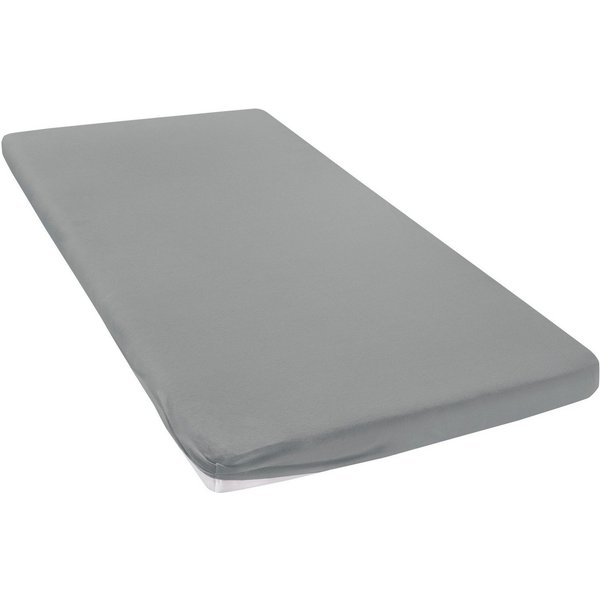 OTTO home Spannbettlaken Topper Basic, in Gr. 90x200, 140x200 oder 180x200 cm, Baumwoll-Jersey, Gummizug: rundum, (1 Stück), Baumwolle, Matratzen bis 8 cm Höhe,
