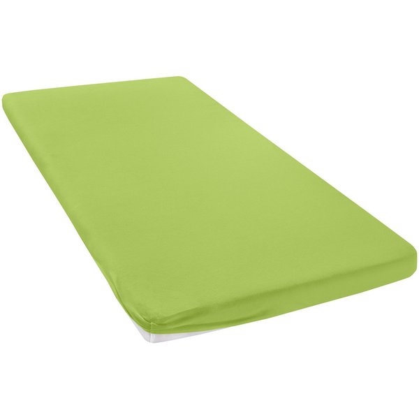 OTTO home Spannbettlaken Topper Basic, in Gr. 90x200, 140x200 oder 180x200 cm, Microfaser-Jersey, Gummizug: rundum, (1 Stück), Baumwolle, Matratzen bis 8 cm Höh