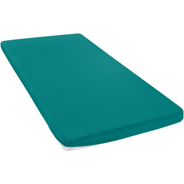 OTTO home Spannbettlaken Topper Basic, in Gr. 90x200, 140x200 oder 180x200 cm, Microfaser-Jersey, Gummizug: rundum, (1 Stück), Baumwolle, Matratzen bis 8 cm Höh