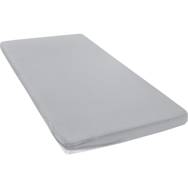 OTTO home Spannbettlaken Topper Basic, in Gr. 90x200, 140x200 oder 180x200 cm, Baumwoll-Jersey, Gummizug: rundum, (1 Stück), Baumwolle, Matratzen bis 8 cm Höhe,