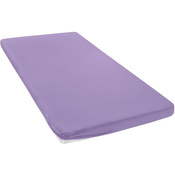 OTTO home Spannbettlaken Topper Basic, in Gr. 90x200, 140x200 oder 180x200 cm, Baumwoll-Jersey, Gummizug: rundum, (1 Stück), Baumwolle, Matratzen bis 8 cm Höhe,