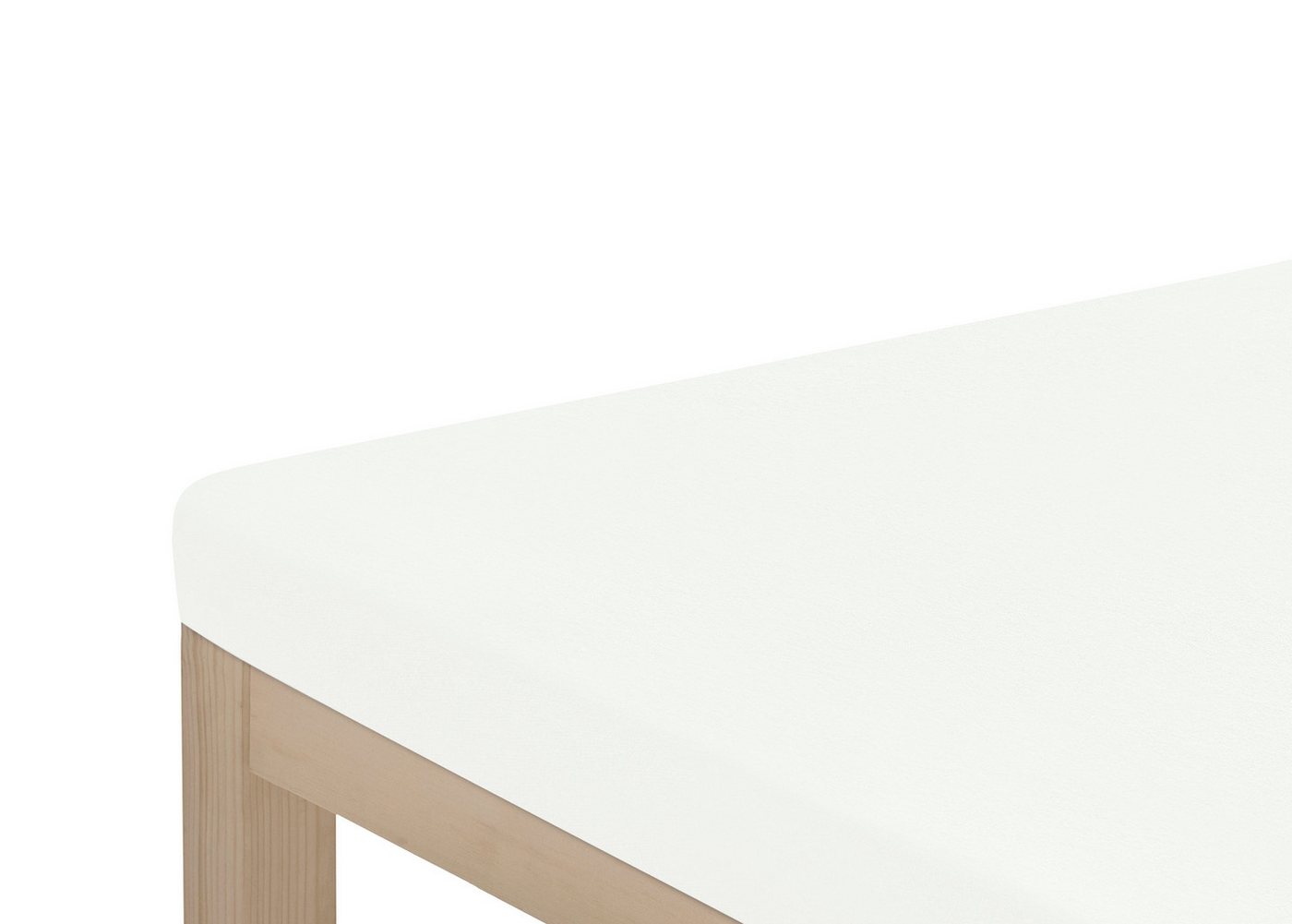 OTTO home Spannbettlaken Topper Basic, in Gr. 90x200, 140x200 oder 180x200 cm, Microfaser-Jersey, Gummizug: rundum, (1 Stück), Baumwolle, Matratzen bis 8 cm Höh – Bild 2 von 3