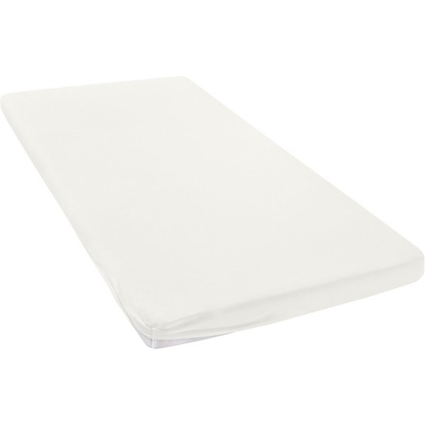 OTTO home Spannbettlaken Topper Basic, in Gr. 90x200, 140x200 oder 180x200 cm, Microfaser-Jersey, Gummizug: rundum, (1 Stück), Baumwolle, Matratzen bis 8 cm Höh