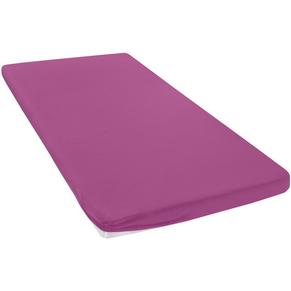 OTTO home Spannbettlaken Topper Basic, in Gr. 90x200, 140x200 oder 180x200 cm, Baumwoll-Jersey, Gummizug: rundum, (1 Stück), Baumwolle, Matratzen bis 8 cm Höhe,