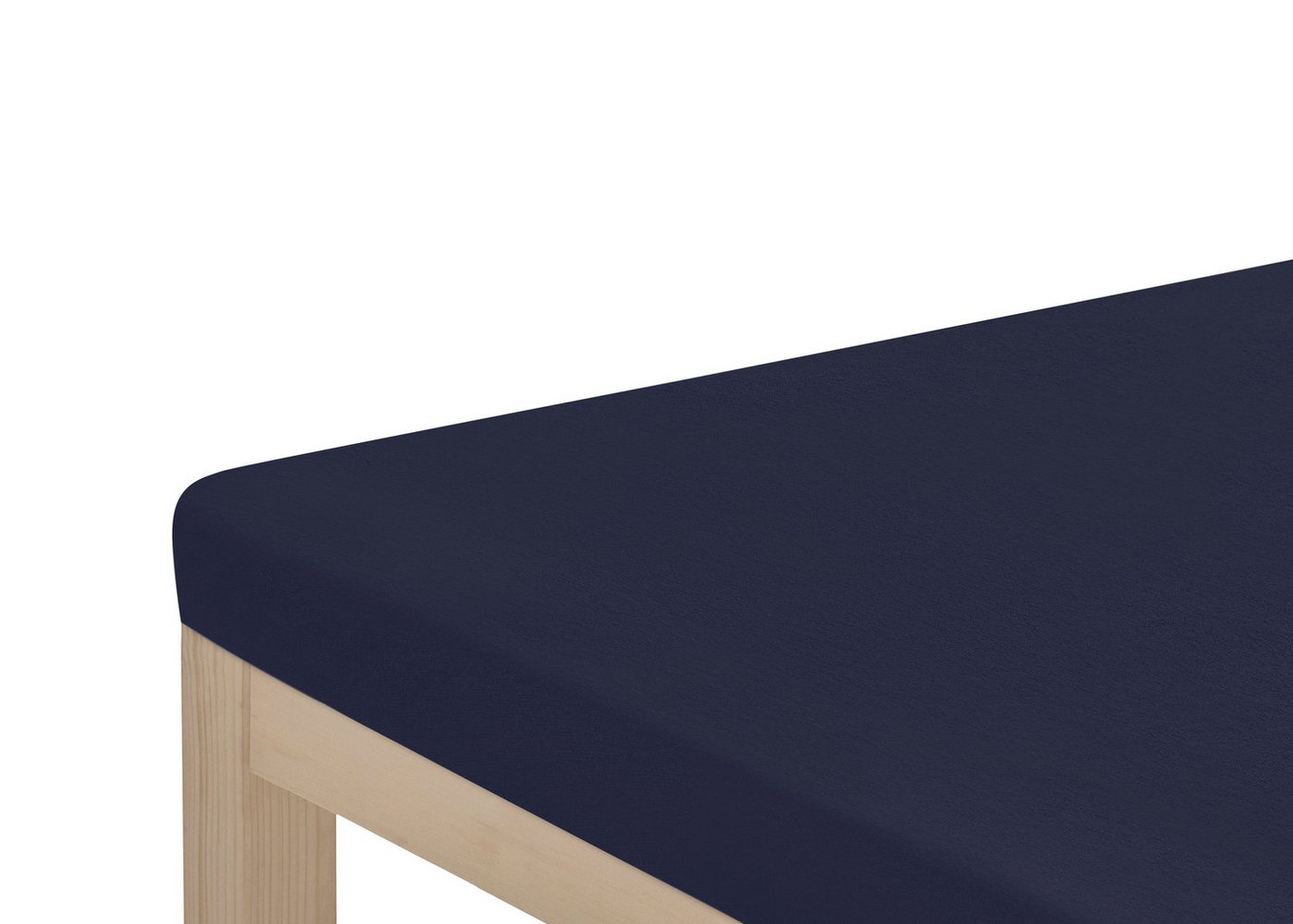 OTTO home Spannbettlaken Topper Basic, in Gr. 90x200, 140x200 oder 180x200 cm, Microfaser-Jersey, Gummizug: rundum, (1 Stück), Baumwolle, Matratzen bis 8 cm Höh – Bild 2 von 3