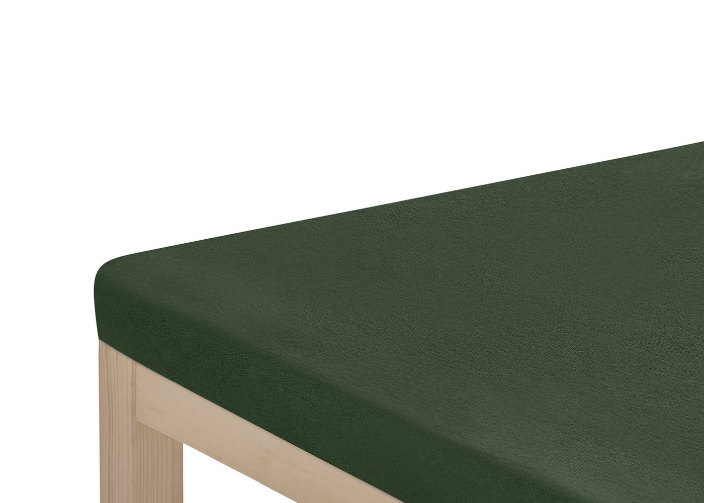 OTTO home Spannbettlaken Topper Basic, in Gr. 90x200, 140x200 oder 180x200 cm, Microfaser-Jersey, Gummizug: rundum, (1 Stück), Baumwolle, Matratzen bis 8 cm Höh – Bild 2 von 3