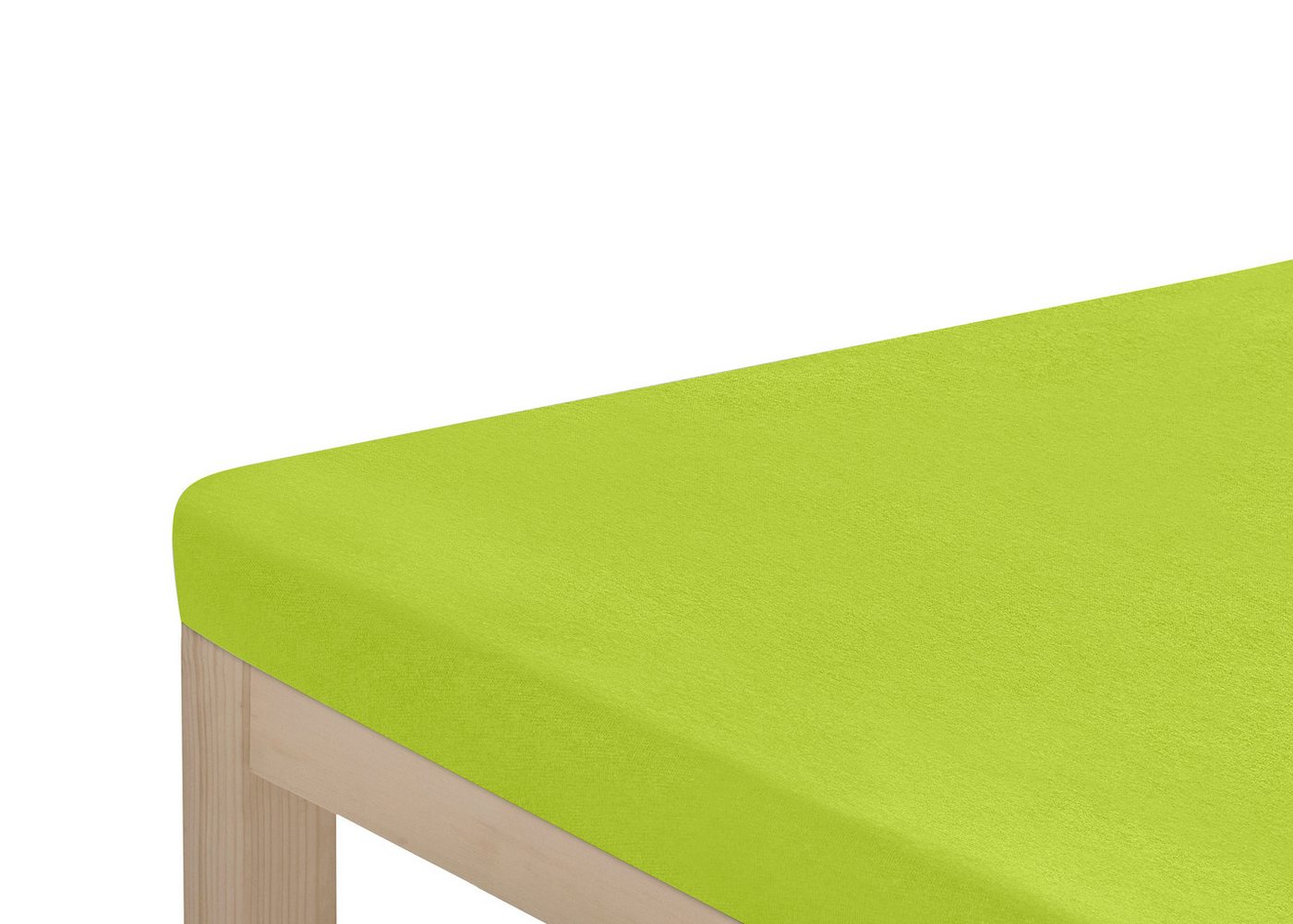 OTTO home Spannbettlaken Topper Basic, in Gr. 90x200, 140x200 oder 180x200 cm, Microfaser-Jersey, Gummizug: rundum, (2 Stück), Baumwolle, Matratzen bis 8 cm Höh – Bild 2 von 3
