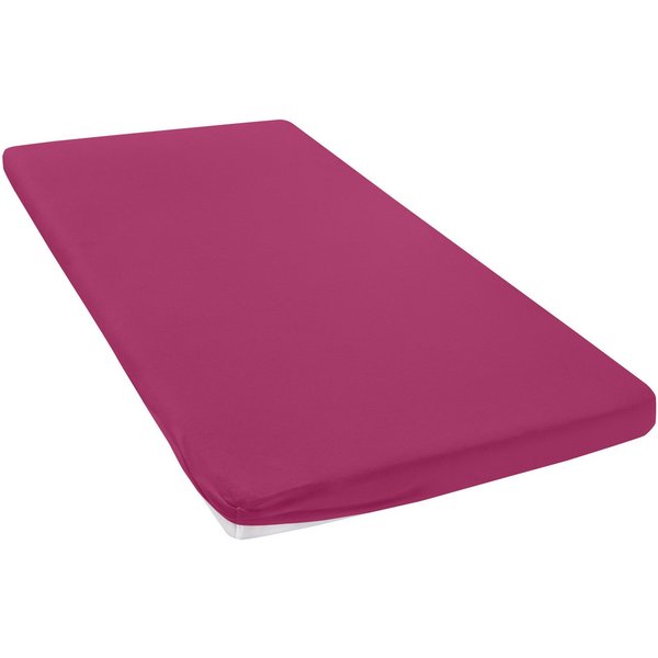 OTTO home Spannbettlaken Topper Basic, in Gr. 90x200, 140x200 oder 180x200 cm, Microfaser-Jersey, Gummizug: rundum, (1 Stück), Baumwolle, Matratzen bis 8 cm Höh