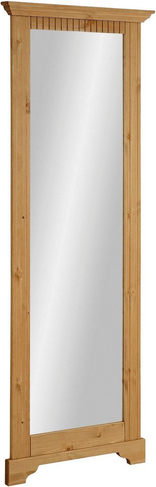 OTTO home Spiegel Rustic, Garderobenspiegel, Landhausstil, Rahmen in Kiefer massiv, Höhe 190 cm, mit Zierfräsungen – Bild 4 von 5