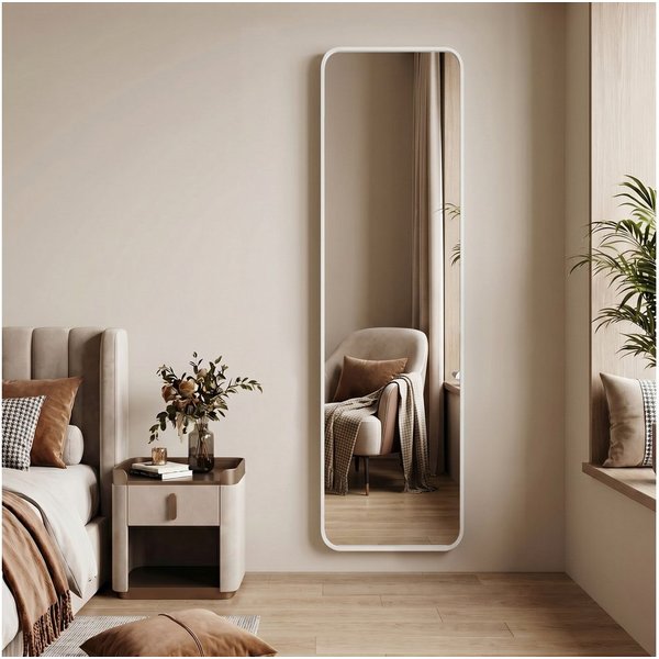 OTTO home Spiegel Standspiegel Addrik, wahlweise in 2 Größen 150x40cm oder 160x50cm (als Wandspiegel und Standspiegel einsetzbar, Rahmen aus Metall), Ganzkörper