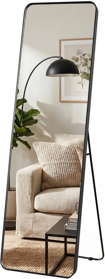 OTTO home Spiegel Standspiegel Addrik, wahlweise in 2 Größen 150x40cm oder 160x50cm (als Wandspiegel und Standspiegel einsetzbar, Rahmen aus Metall), Ganzkörper – Bild 3 von 5