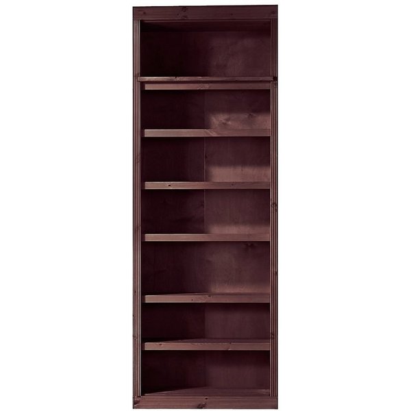 OTTO home Standregal Bergen Bücherregal mit 5 Einlegeböden und einer natürlichen Maserung, aus massivem Kiefernholz mit 6 Fächern, 82,5cm breit