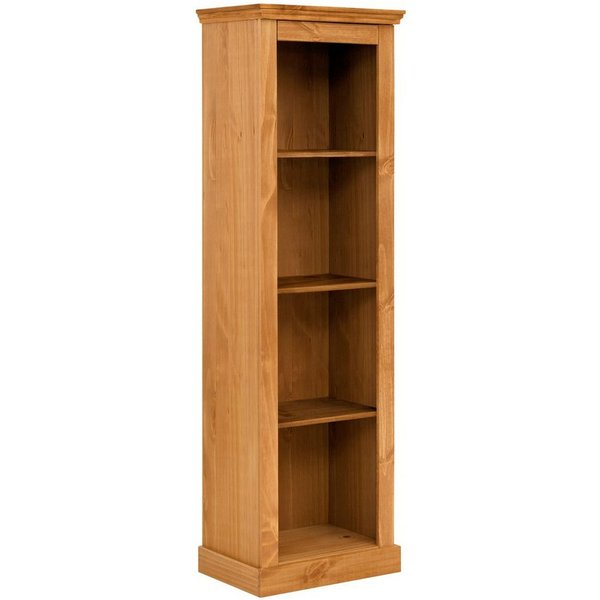 OTTO home Stauraumregal Selma, 1-tlg., Kiefernholz, feste und verstellbare Böden, Breite 55 cm, Höhe 180 cm
