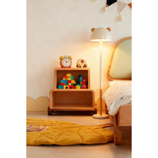 OTTO home Stehlampe Alinn, ohne Leuchtmittel, Leuchtmittel wechselbar, ideale Kinderzimmerleuchte, H: 1,4m, Lampe Leuchte mit Öhrchen