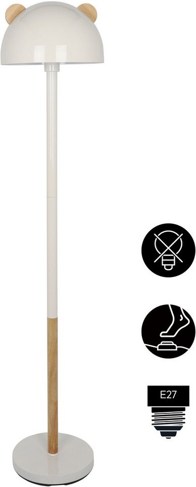 OTTO home Stehlampe Alinn, ohne Leuchtmittel, Leuchtmittel wechselbar, ideale Kinderzimmerleuchte, H: 1,4m, Lampe Leuchte mit Öhrchen – Bild 5 von 5