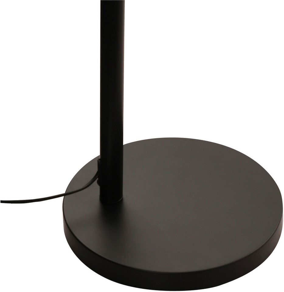 OTTO home Stehlampe Avveline, Stehleuchte 3-flammig Leinenschirm 148 cm hoch Bogenlampe E14 – Bild 3 von 5
