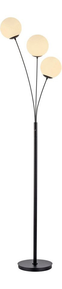 OTTO home Stehlampe Nellin, ohne Leuchtmittel, Stehleuchte mit großen Glaskugeln amberfarben oder opal matt weiß – Bild 4 von 5