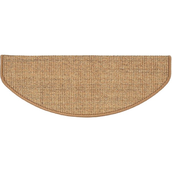 OTTO home Stufenmatte Natur, halbrund, Höhe: 8 mm, 100% Sisal, große Farbauswahl, selbstklebend, auch als Set 15 Stück