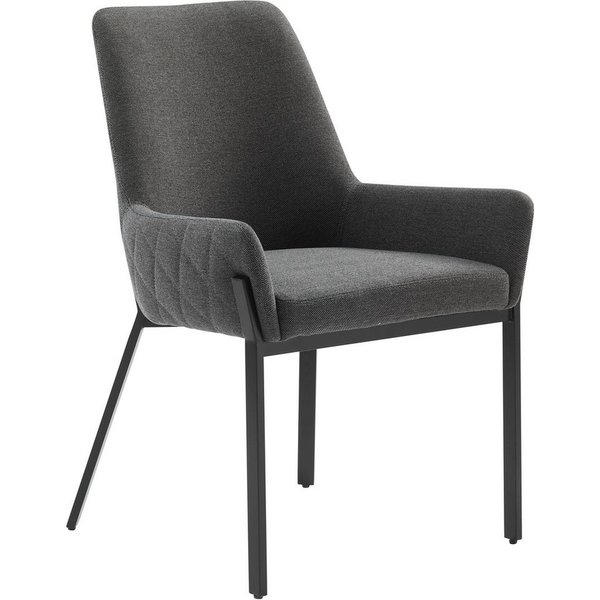 OTTO home Stuhl Lome (1 St), mit pflegeleichtem Webstoff Bezug, Metallgestell, Sitzhöhe 49 cm