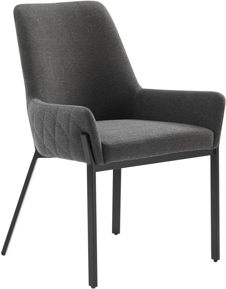 OTTO home Stuhl Lome (1 St), mit pflegeleichtem Webstoff Bezug, Metallgestell, Sitzhöhe 49 cm – Bild 5 von 5