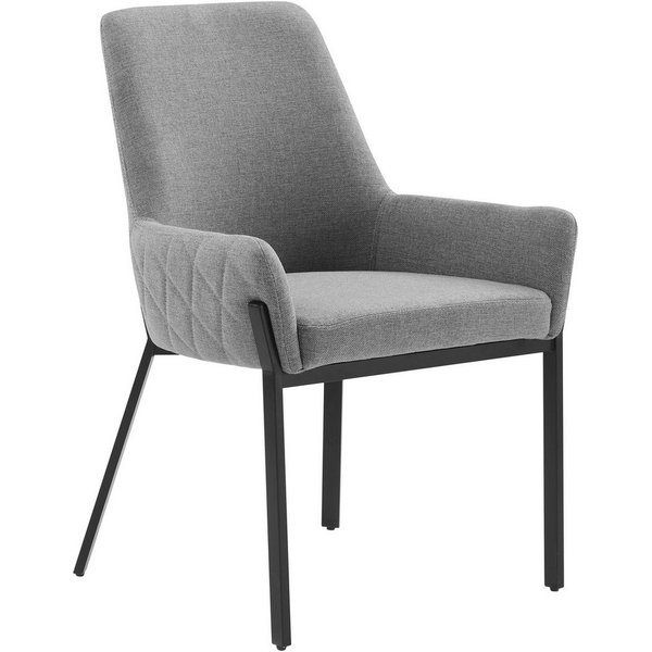 OTTO home Stuhl Lome (1 St), mit pflegeleichtem Webstoff Bezug, Metallgestell, Sitzhöhe 49 cm