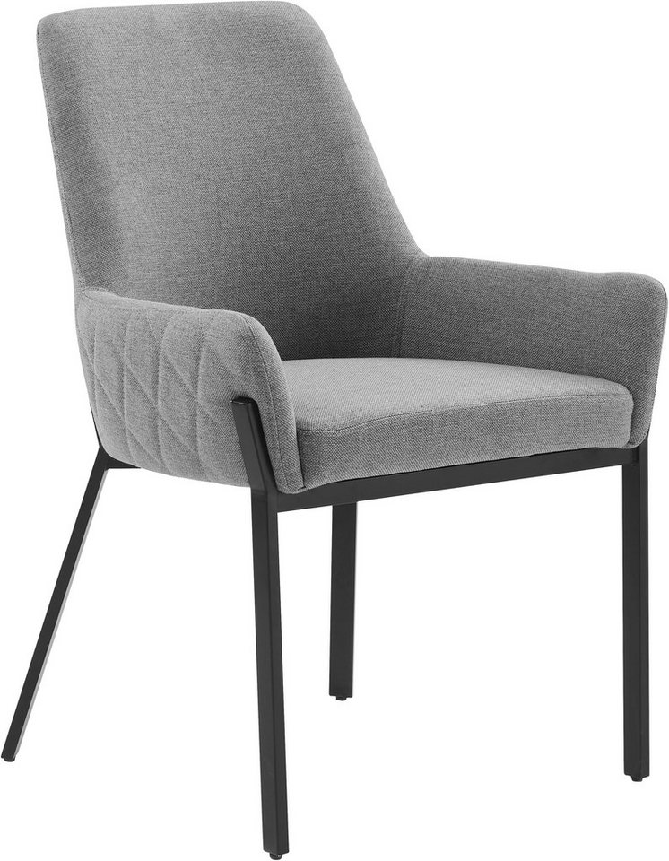 OTTO home Stuhl Lome (1 St), mit pflegeleichtem Webstoff Bezug, Metallgestell, Sitzhöhe 49 cm – Bild 5 von 5